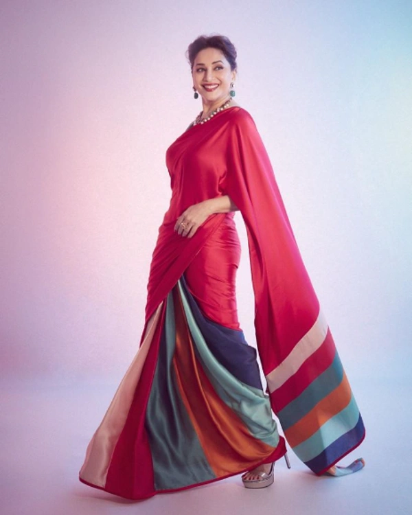  CELEBRITY SAREE ( MADHURI DIXIT WEAR )